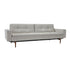 Duplexo Styletto Sofa Bed With Armrests / Dark Wood